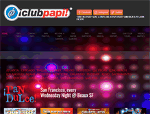 Tablet Screenshot of clubpapi.com